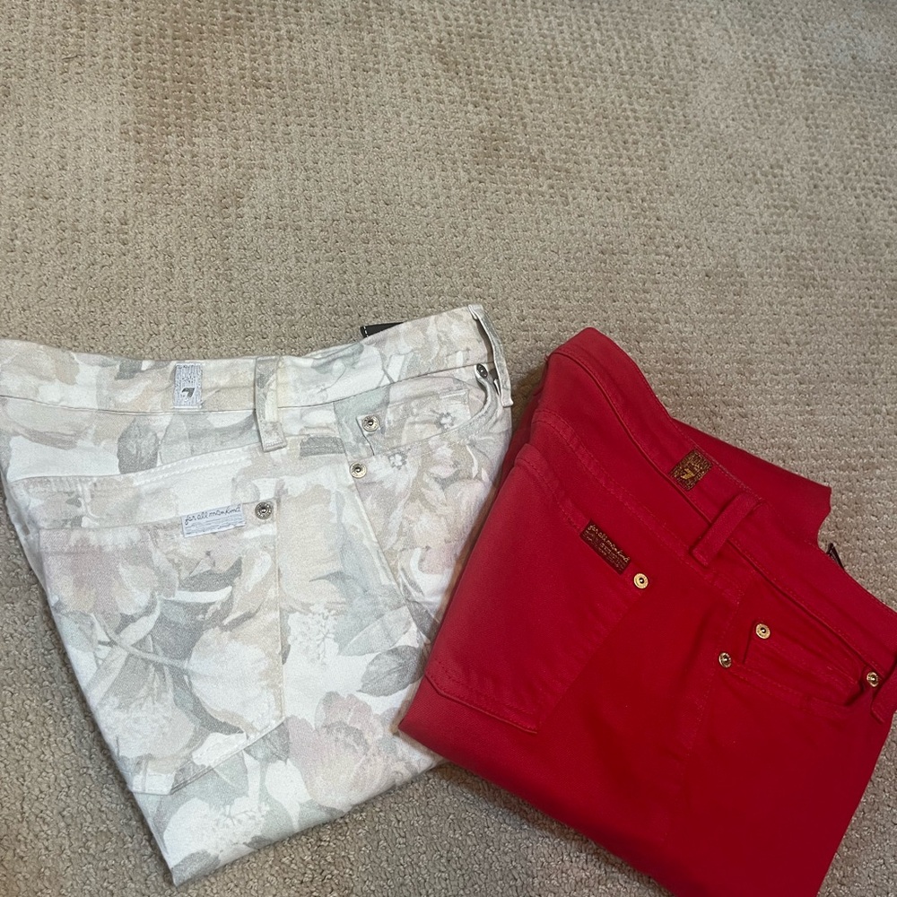 7 For All Mankind skinny jeans size 26.